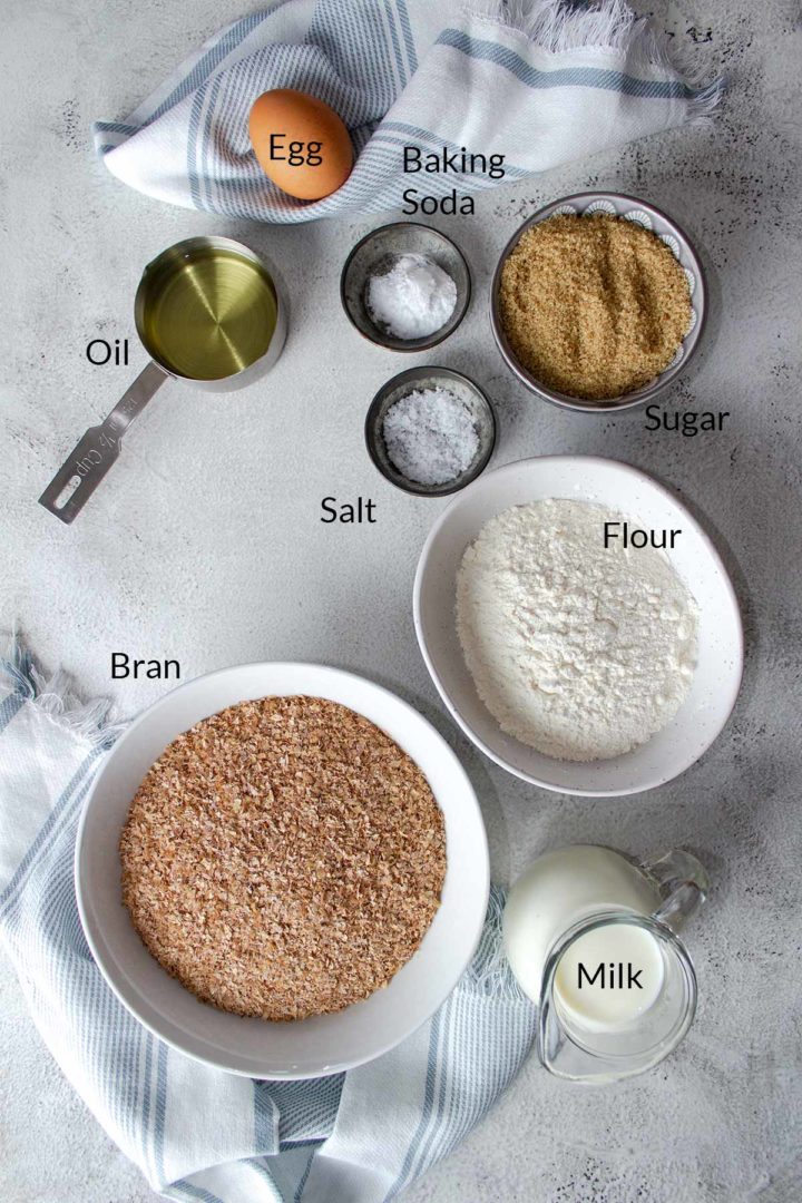 Bran Muffin Ingredients