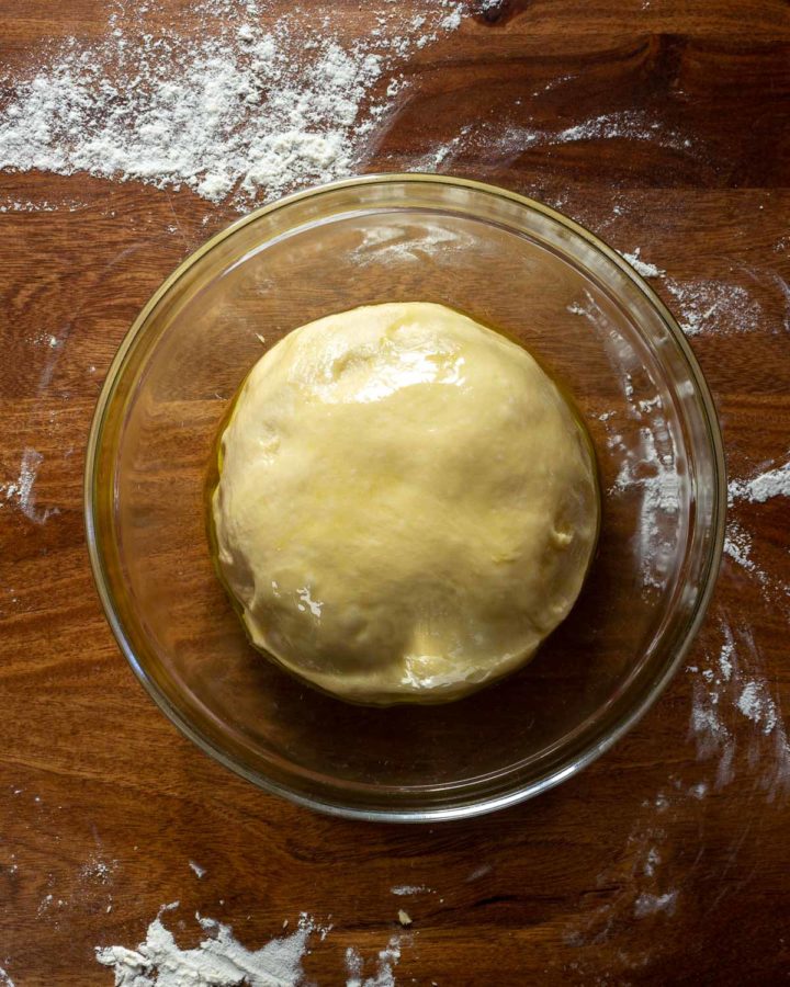 Step 4 - Place kneaded dough in an oiled bowl