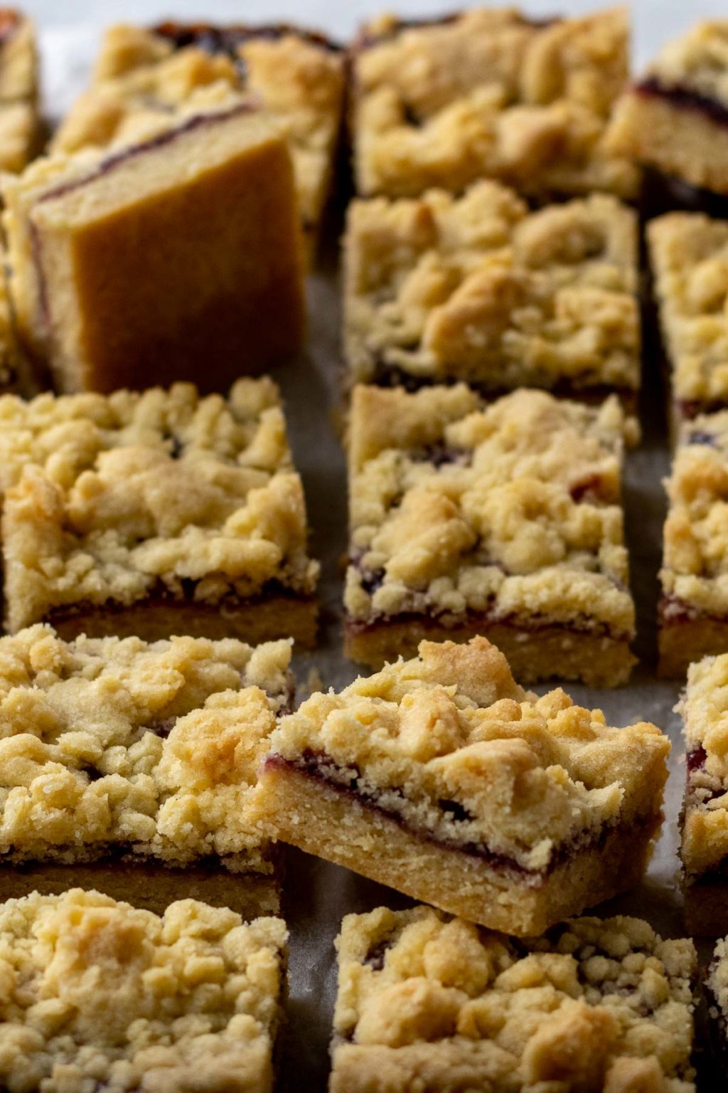 Easy Jam Squares Salty Ginger