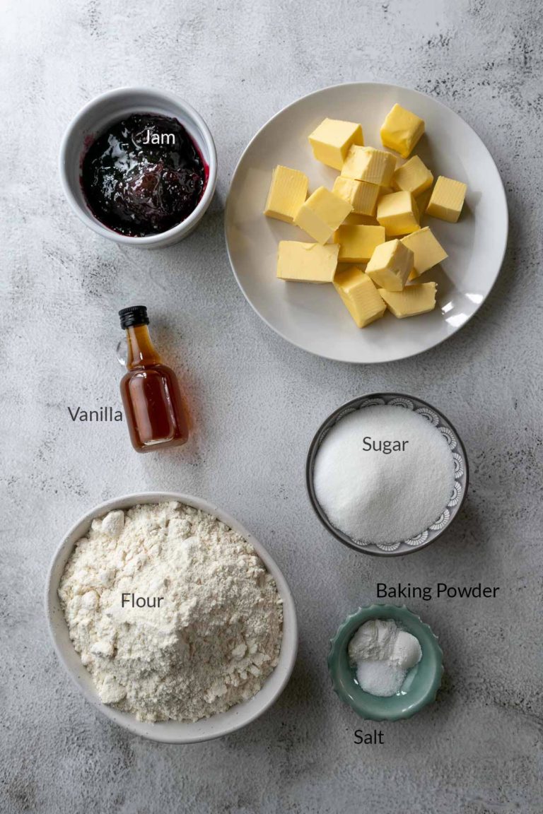 Easy Jam Squares Salty Ginger