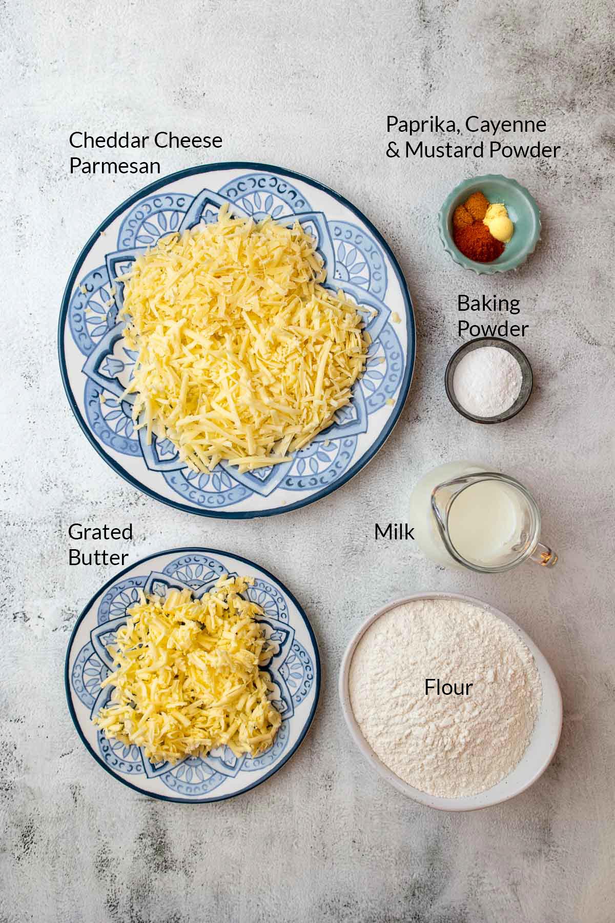 Spicy Cheese Scones Ingredients
