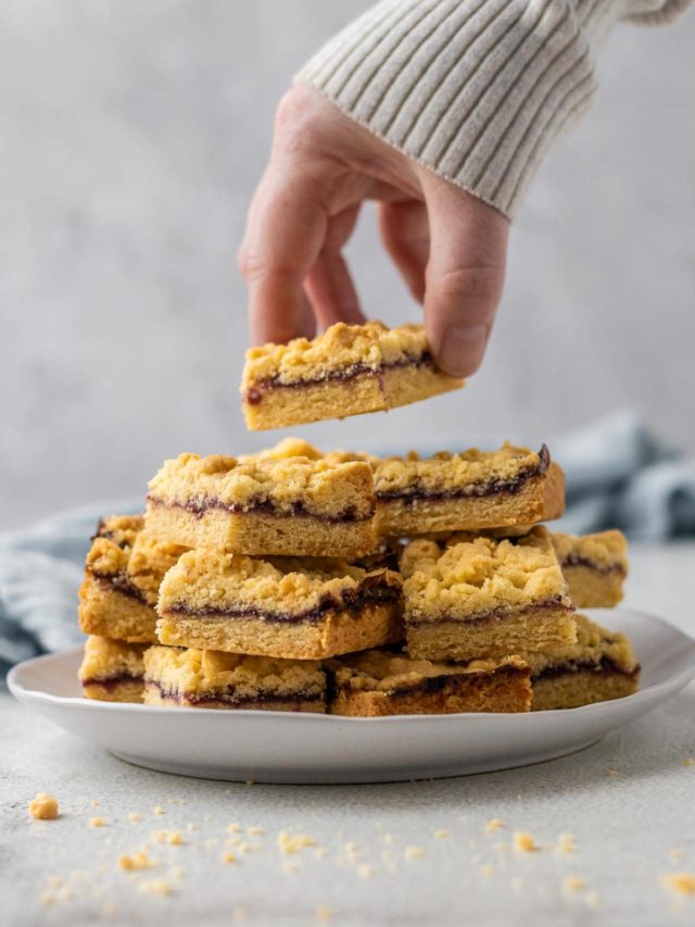 Easy Jam Squares Story Salty Ginger