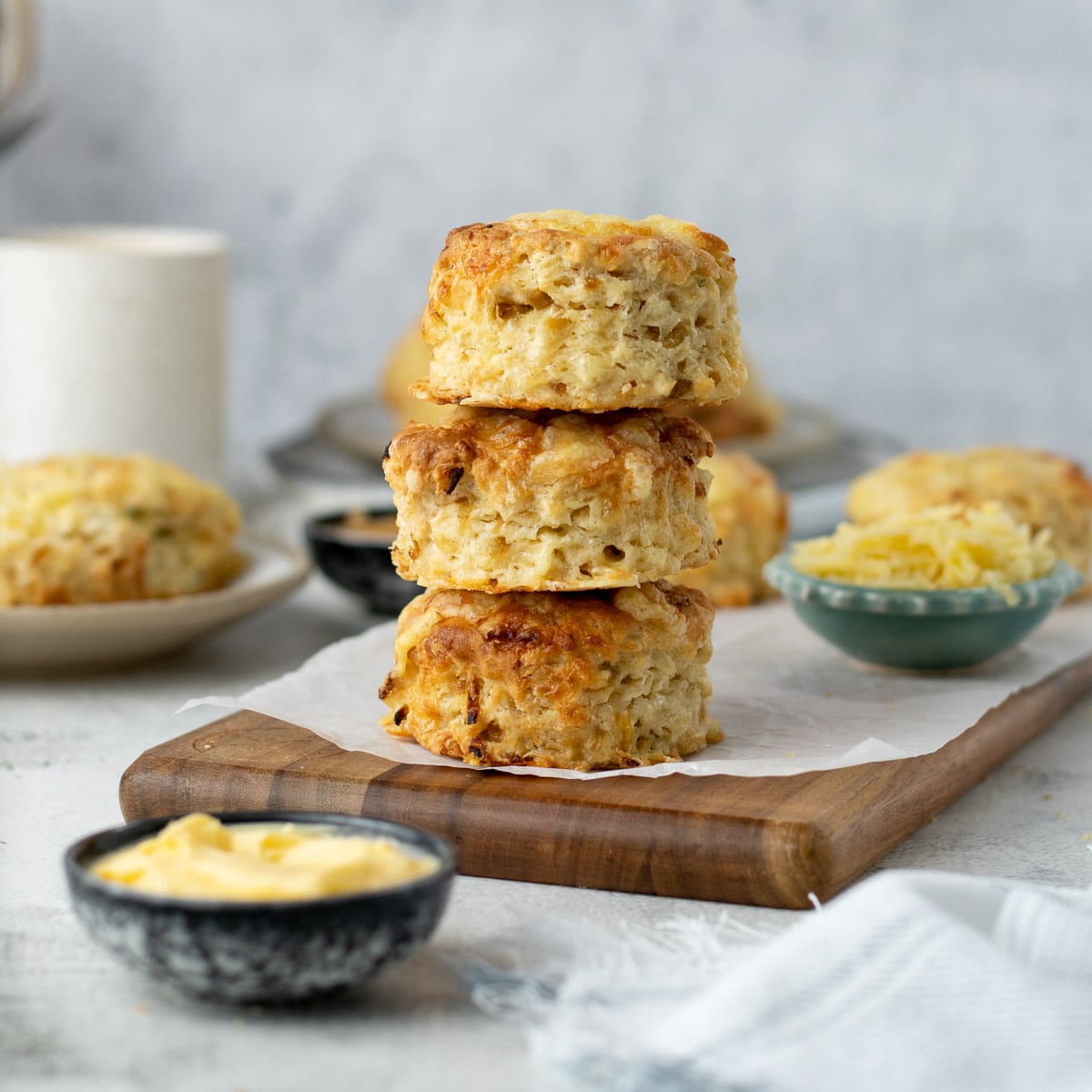 Cheese and Onion Scones - Salty Ginger