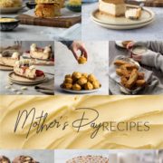 Mother's day recipe collage.
