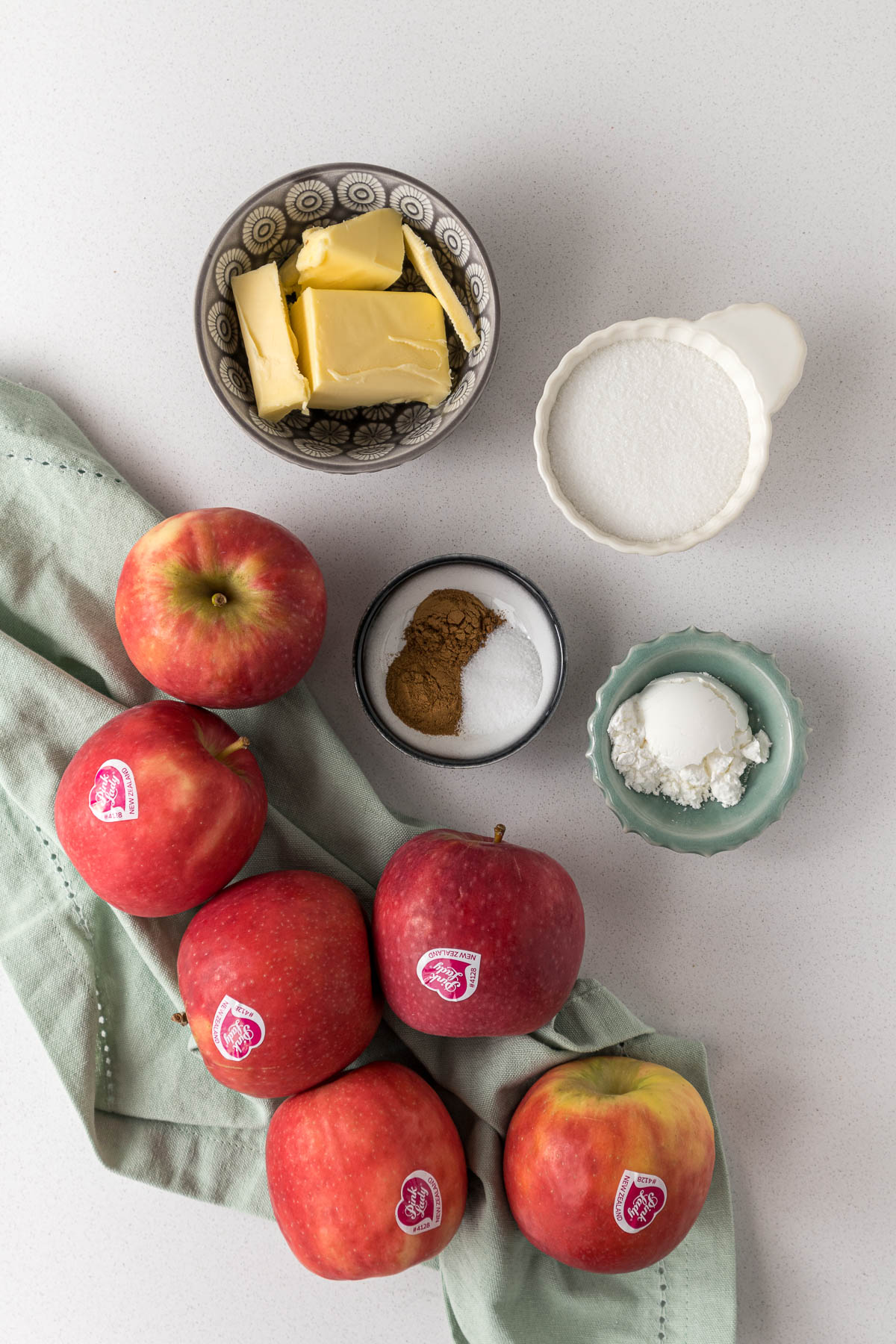 Apple Pie Filling Ingredients.